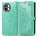 For vivo S18e Mandala Flower Embossed Leather Phone Case(Green)