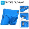 For iPad Air 1/2 / 9.7 2018/2017 Butterfly Bracket EVA Shockproof Tablet Case(Blue)