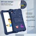 For Samsung Galaxy Tab A7 Lite 8.7 T220 Hi Baby EVA Full Body Tablet Case with Strap(Navy Blue)