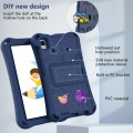 For Samsung Galaxy Tab A 8.0 2019 T290 Hi Baby EVA Full Body Tablet Case with Strap(Navy Blue)