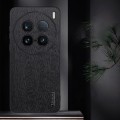 For vivo X100 Ultra Tree Bark Leather Shockproof Phone Case(Grey)