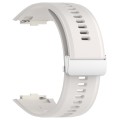 For Xiaomi Watch H1 Blood Pressure Watch Silicone Watch Band(Ivory White)
