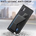 For Samsung Galaxy Note10+ II K-shaped Slide Holder Card Slot Phone Case(Black)