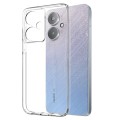 For Xiaomi Redmi 13C 5G NORTHJO Transparent TPU Phone Case with Tempered Glass Film(Transparent)