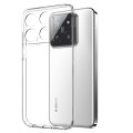 For Xiaomi 14 5G NORTHJO Transparent TPU Phone Case with Tempered Glass Film(Transparent)