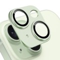 For iPhone 15 / 15 Plus NORTHJO Matte Camera Lens Protector Tempered Glass Rear Lens Film(Green)