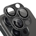 For iPhone 15 Pro / 15 Pro Max NORTHJO Matte Camera Lens Protector Tempered Glass Rear Lens Film(Bla