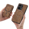 For Xiaomi Redmi Note 10 Pro 4G Retro Splitable Magnetic Stand Card Bag Leather Phone Case(Brown)