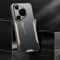 For Huawei Pura70 Blade Series TPU Hybrid Metal Phone Case(Gold)