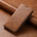 For Google Pixel 8a Suteni J02 Oil Wax Wallet Leather Phone Case(Brown)