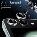 For Samsung Galaxy Z Flip6 ENKAY Hat-Prince 9H Rear Lens Aluminium Alloy Tempered Glass Film(Black)