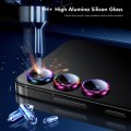 For Samsung Galaxy M55 ENKAY Hat-Prince 9H Rear Camera Lens Aluminium Alloy Tempered Glass Film(Blac