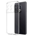 For OnePlus 10 Pro 5G NORTHJO Transparent TPU Phone Case with Tempered Glass Film(Transparent)
