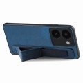 For vivo S16e / V27e Retro Wristband Holder Leather Back Phone Case(Blue)