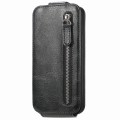 For Samsung Galaxy M15 Zipper Wallet Vertical Flip Leather Phone Case(Black)