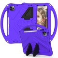 For iPad Air 11 2024 EVA Shockproof Tablet Case with Holder(Purple)