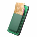 For OPPO Reno11 Global Retro Magsafe Card Bag PU Back Cover Phone Case(Green)