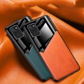 For Realme V11 All-inclusive Leather Organic Glass Phone Case(Black)