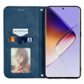 For Infinix Note 40 Pro  4G Retro Skin Feel Magnetic Flip Leather Phone Case(Blue)