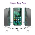 For Infinix Hot 12 Pro 2pcs ENKAY Hat-Prince 28 Degree Anti-peeping Privacy Tempered Glass Film