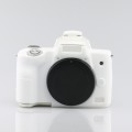 Richwell  Silicone Armor Skin Case Body Cover Protector for Canon EOS M50 Body Digital Camera(White)
