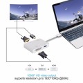 4 in 1 USB 3.1 USB C Type C to HDMI VGA DVI USB 3.0 Adapter Cable for Laptop Apple Macbook Google Ch