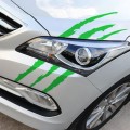 2 PCS Reflective Car Sticker Monster Scratch Stripe Claw Marks Car Auto Headlight Decoration Vinyl D
