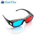 Red Blue 3D Glasses Anaglyph Framed 3D Vision Glasses for Game Stereo Movie Dimensional Glasses Plas