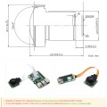 Waveshare WS1842714 For Raspberry Pi M12 High Resolution Lens, 14MP, 2.72mm Focal Length,23964