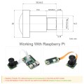 Waveshare WS1603212 For Raspberry Pi M12 High Resolution Lens, 12MP, 160 Degree FOV, 3.2mm Focal Len