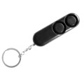 2 PCS 120dB Self Defense Anti-rape Device Dual Speakers Loud Alarm Safety Personal Security Keychain