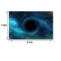 2.1m x 1.5m Black Hole Starry Sky Theme Party Children's Studio Photography Background Cloth(TK3)