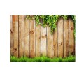 2.1m x 1.5m Flower Vine Vintage Wooden Board for Children Photographing Photography Background Cloth