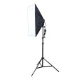 Photo Studio Softbox Kit (Four Socket Lamp Holder + 50 X 70cm Flash Lighting Softbox +2m Light Stand