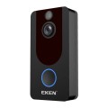 EKEN V7 Standard Edition 1080P Full HD Weather Resistant WiFi Security Home Monitor Intercom Smart P