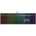 Rapoo V700RGB 104 Keys USB Wired Game Computer without Punching Mechanical Keyboard(Tea Shaft)
