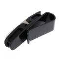 Diamond Mounted Rotating Car Glasses Clip Card Paper Holder Clips(Red)