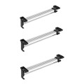 Y02 Extendable 12 inches Wardrobe Hardware Push-Pull Hanging Rod Clothes Rail