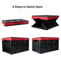 Car Trunk Storage Box Foldable Car Plastic Storage Box, Size:L(Light Brown)