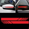 10 PCS Simple Rearview Mirror Car Stickers Rearview Mirror Personality Scratches Reflective Car Stic