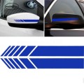 10 PCS Simple Rearview Mirror Car Stickers Rearview Mirror Personality Scratches Reflective Car Stic