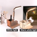 Wooden Multi-function Touch USB Pen Holder Desk Lamp Student Desktop Charging Reading Lamp Led Eye P