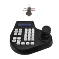 8003H Analog Coaxial Dome Control Keyboard RS485 PTZ, Specification:3 Axis(EU Plug)