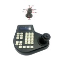 8003H Analog Coaxial Dome Control Keyboard RS485 PTZ, Specification:4 Axis(EU Plug)