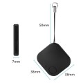 Portable Mini Square Anti Lost Device Smart Bluetooth Remote Anti Theft Keychain Alarm(Pink)