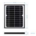 Waveshare Monocrystalline Silicon Solar Panel (5.5V 6W), Toughened Glass Surface
