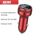 QIAKEY GX789 Dual USB Fast Charge Car Charger(Red)