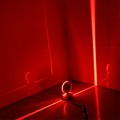 Black LED Door Frame Corridor Window Wall Spotlight(Red Light)