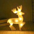 LED Night Light Christmas Deer Children Gift Toys Baby Bedroom Decoration Table Lamp(Warm Light)