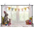 2.1m x 1.5m Easter Bunny Children Birthday Party Cartoon Photography Background Cloth(W-113)